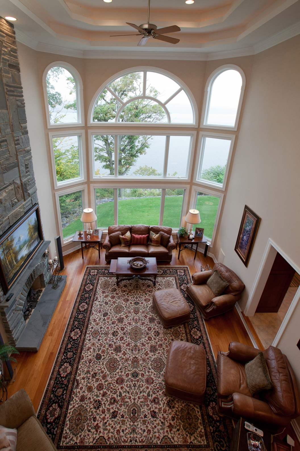Living room from above
